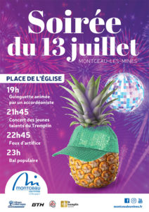 Montceau-les-Mines : Soirée du 13 juillet 2024
