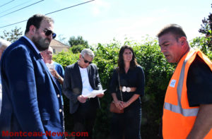 Blanzy : Visite des travaux CCM