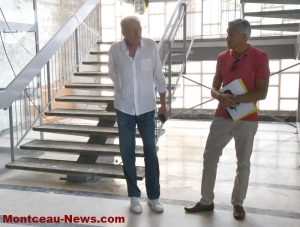 Sanvignes : Visite des travaux CCM