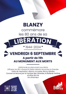 Blanzy commémore les 80 ans de sa libération