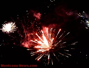Montceau-les-mines : Le feu d’artifice de la fête foraine