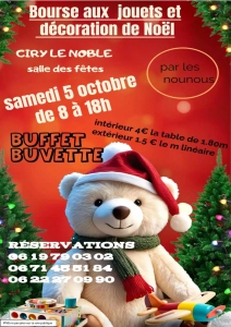 Ciry-le-Noble : Bourse aux jouets et décoration de Noël