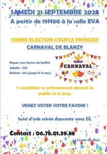 Blanzy : Election du couple princier