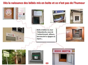 Dès la naissance des bébés mis en boite et ce n’est pas de l’humour