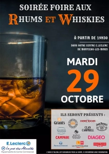Soirée foire aux Rhums et Whiskies