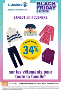 Black Friday dans votre Centre Leclerc Montceau