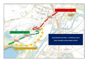 Travaux RCEA – traversée de Blanzy