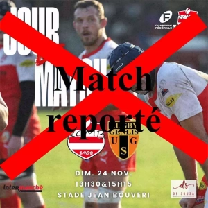 Montceau-les-Mines : Match reporté