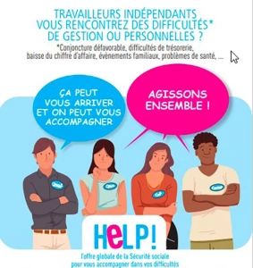 « Help », une offre de service pour les travailleurs indépendants en difficulté
