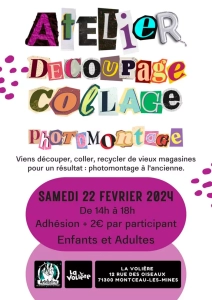 Montceau-les-Mines : Atelier artistique