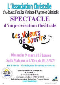 Blanzy en mars en famille : théâtre d’improvisation