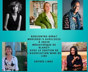 Venue de la caravane des autrices francophones à Blanzy, mercredi 9 avril à 18 h 30
