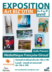 Blanzy : Exposition Art Biz&rsquo;otin