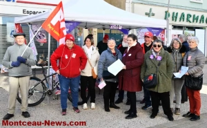 Montceau-les-Mines : CGT et Femmes Solidaires