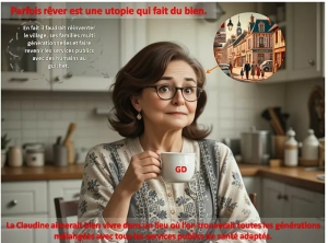 La Claudine aime les weekends, et parfois, le lundi, il y a de l’espoir.