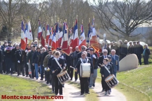 19 mars 1962, cérémonie au Mémorial de Blanzy