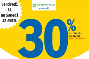 Parapharmacie de votre Centre Leclerc Montceau