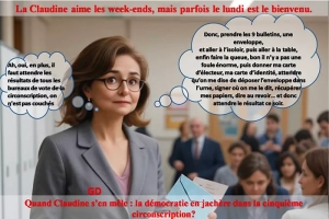 La Claudine aime les week-ends, mais parfois le lundi est le bienvenu.