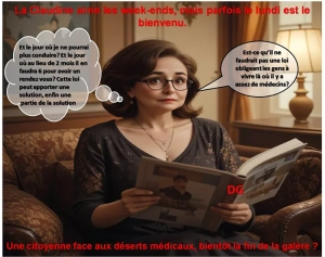 La Claudine aime les week-ends, mais parfois le lundi est le bienvenu.