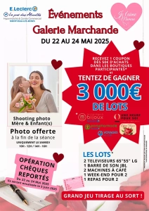 Montceau-les-Mines : Evénements dans votre galerie marchande de votre Centre Leclerc