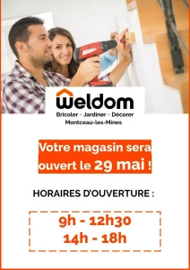 Dans votre magasin Weldom – Montceau