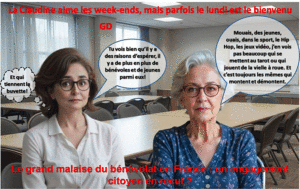 La Claudine aime les week-ends, mais parfois le lundi est le bienvenu.