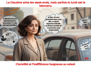 La Claudine aime les week-ends, mais parfois le lundi est le bienvenu.