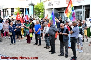 Montceau-les-Mines – Rassemblement devant la mairie