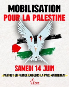 Mobilisation pour la Palestine à Montceau-les-Mines