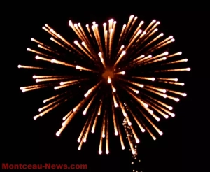 Montceau-les-Mines – Le Feu d’artifice du 13 juillet a finalement été tiré !