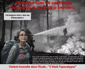 La Claudine aime les week-ends, mais parfois le lundi est le bienvenu.