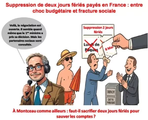 Suppression de deux jours fériés payés en France : entre choc budgétaire et fracture sociale