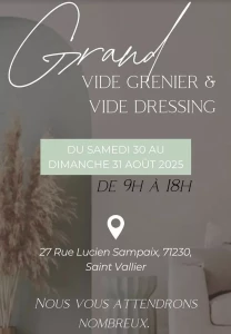 Vide maison et vide dressing à Saint-Vallier
