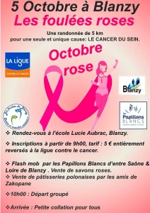Les foulées roses à Blanzy