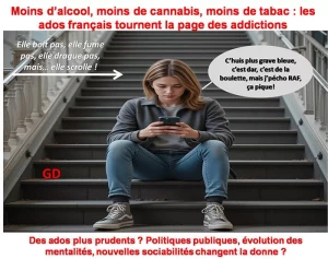 Moins d’alcool, moins de cannabis, moins de tabac : les ados français tournent la page des addictions