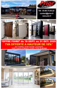 « PRIOR » votre fabricant et installateur de menuiserie aluminium (Montceau – Montcenis)