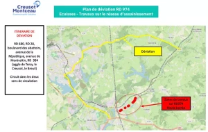 Travaux d’assainissement à écuisses