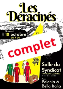 Comédie musicale « Les Déracinés » à Montceau-les-Mines