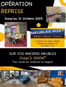 « Meubles Rizet » à Etang-sur-Arroux
