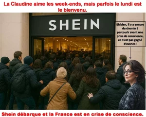 La Claudine aime les week-ends, mais parfois le lundi est le bienvenu.