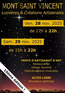 Mont Saint-Vincent : Fête des Lumières & Créations
