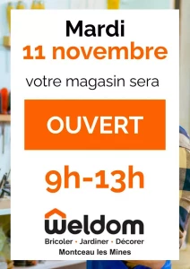 Votre magasin Weldom – Montceau
