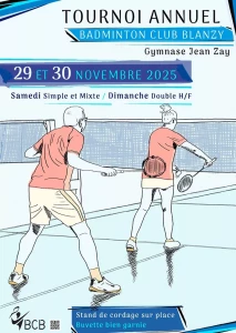 Tournoi annuel de badminton à Blanzy