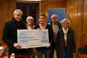 CUCM : un don de 5 926 € à la ligue contre le cancer