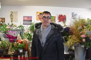 Les travailleurs de Noël et du jour de l’an : Sylvain Chapuis, fleuriste