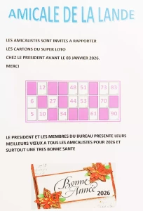 Montceau-les-Mines : Amicale de la Lande