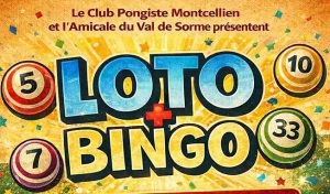 Loto du partenariat inédit « Ping-pong Montceau » et « Amicale du Val de Sorme »
