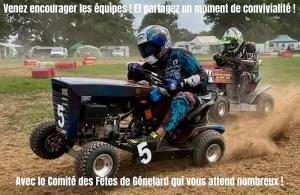 Génelard : la course de tracteurs-tondeuses revient pour une 2ᵉ édition pleine de sensations