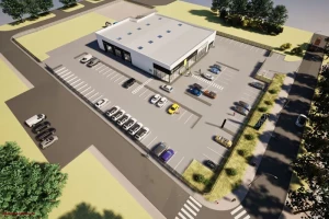 Montceau-les-Mines – Un bâtiment tout neuf pour la concession Renault !