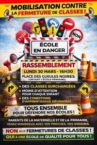 Fermetures de classes à Saint-Vallier